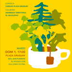 Community tea event flyer